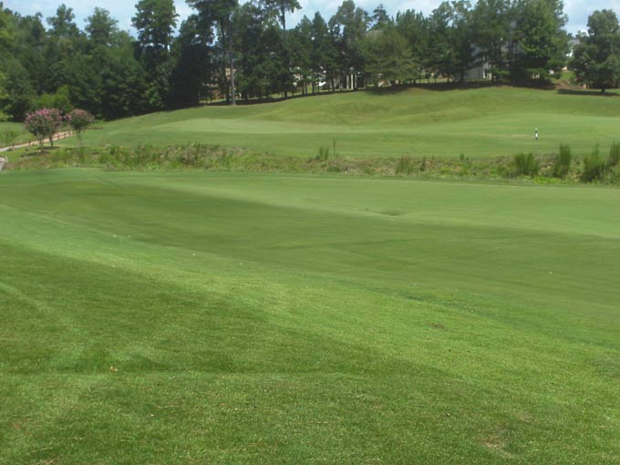 Hamilton Mill golf course roofs replaced defective Atlas Chalet shingles