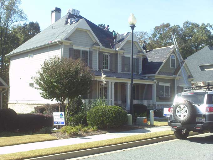Atlanta Area roofs replaced defective Atlas Chalet shingles